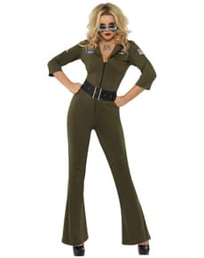 Womens Top Gun Aviator Costume