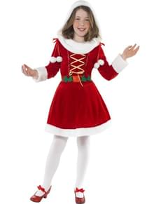 Lille Frøken Julenisse Barnekostyme