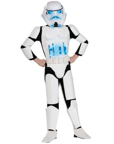 Luminous Stormtrooper costume for a boy