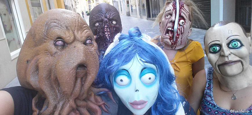 Máscaras de Halloween realistas