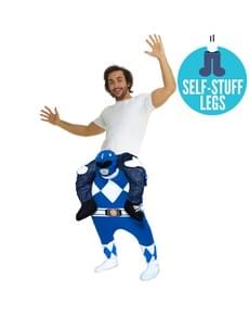 Blaues Kostüm Der blaue Power Ranger trägt mich für Erwachsene