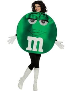 Deluxe Green M&Ms Adult Costume