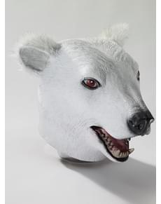 Maschera di lattice da orso polare