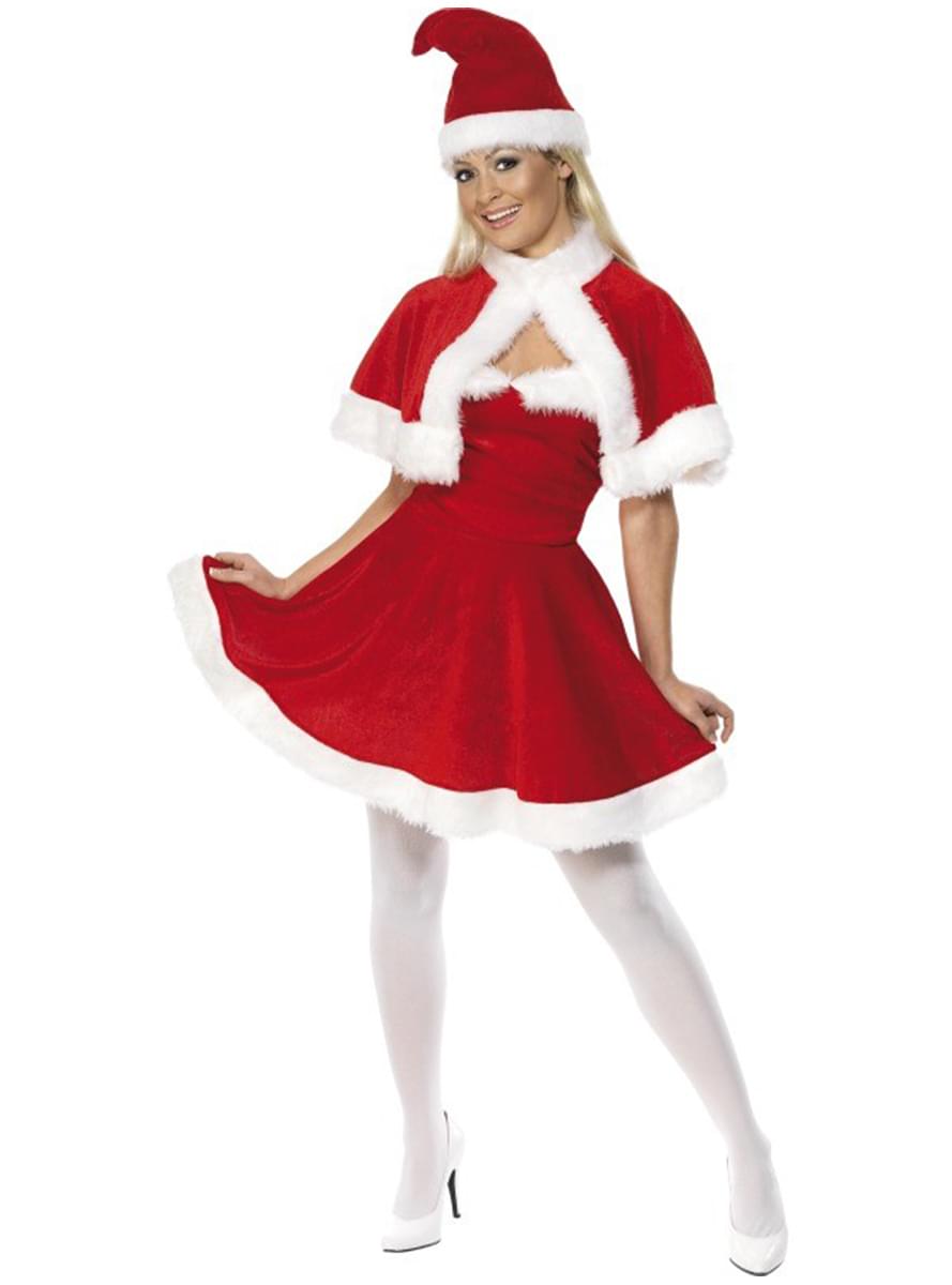 miss santa deluxe costume with cape buy online at funidelia miss santa deluxe costume with cape buy online at funidelia