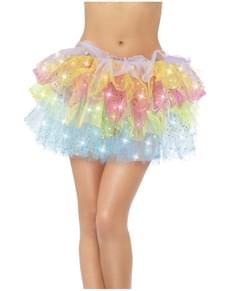 Tutu arc-en-ciel avec des paillettes
