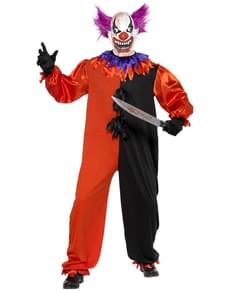 Costume pagliaccio terrorizzante del Circo Macabro