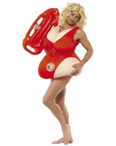 Voluptuous Beach Lifeguard Adult Costume