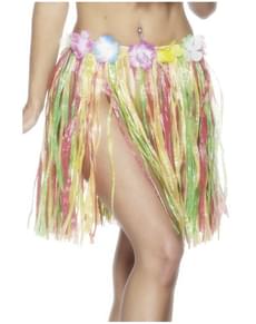 Jupe hawaïenne élastique