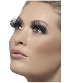 Schwarze Wimpern der 60er