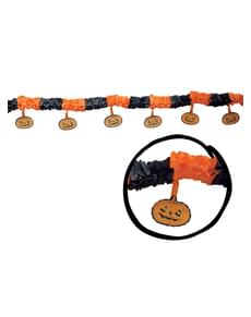 Girlande hängender Kürbisse