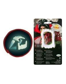 Vampir Gebiss leuchtend