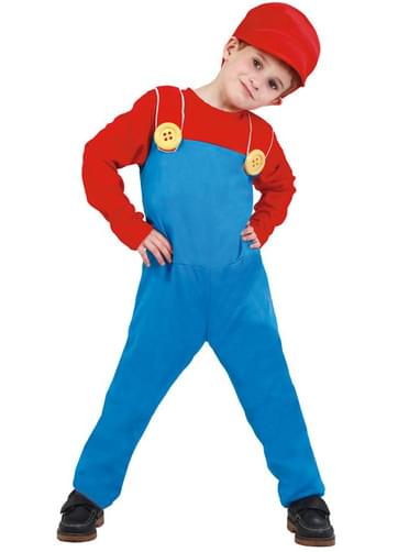Childrens Mario Engine Driver Costume