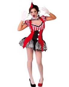 Déguisement du mime arlequin sexy