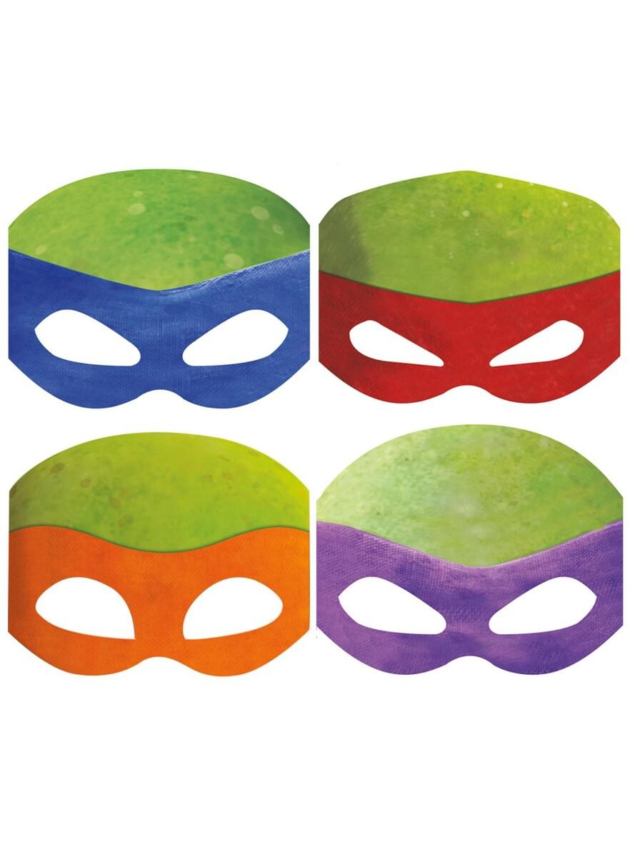 kit de masques des tortues ninja