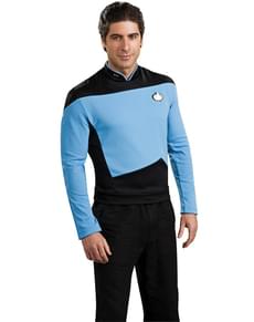 Blue Scientist Star Trek The Next Generation costume for a man