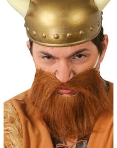 Brauner Bart für Erwachsene