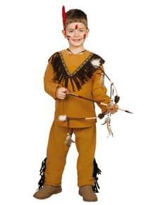 Costume da indiano selvaggio da bambino