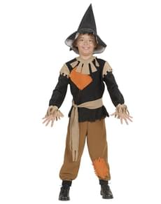 Boys Scarecrow with Patches Costume
