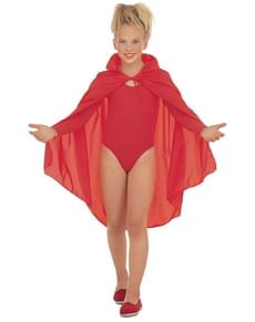 Cape rouge pour enfant