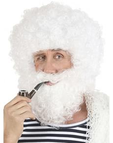 Alter Seemann Perücke und Bart