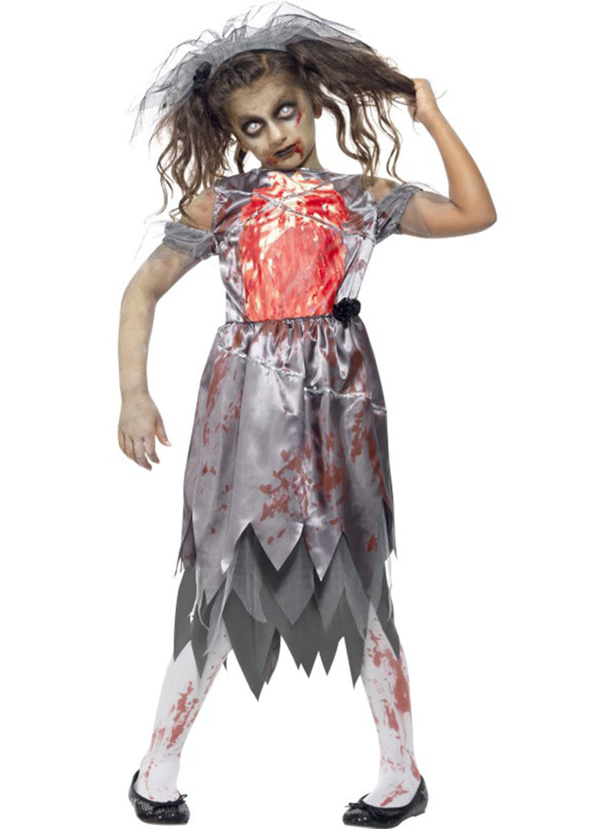 Disfraz de novia zombie para niña: comprar online en ...