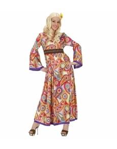 Hippie Sängerin Kostüm für Damen