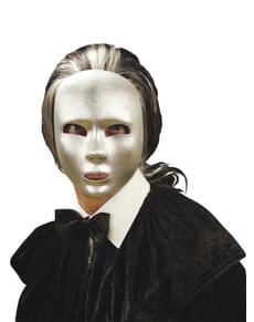 Maschera argentata liscia