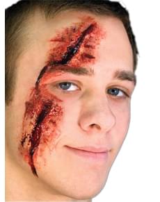 Pystysuora haava-  lateksiproteesi