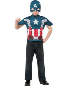 Retro Captain America kostyme sett til gutt