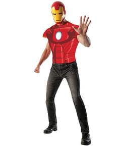Maglietta Iron Man Marvel muscoloso adulto