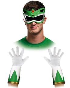 Migthy Morphin Power Rangers accessories sæt grøn til voksne