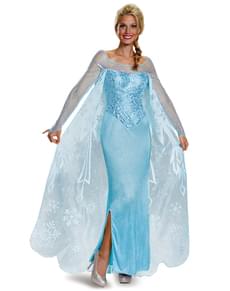 Womens Elsa Frozen Prestige Costume