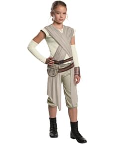 Girls Rey Star Wars The Force Awakens Deluxe Costume