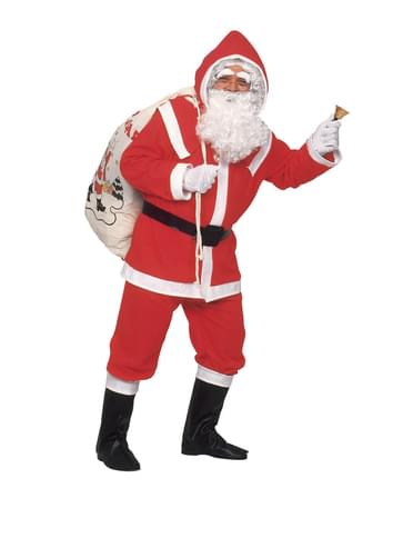 Disfraz Papá Noel de lujo para hombre