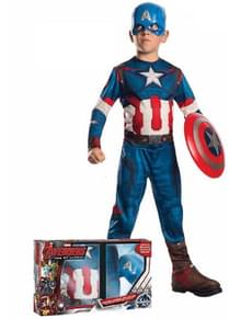 Boys Captain America Age of Ultron Costume with Shield