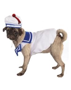 Dogs Marshmallow Man Ghostbusters costume