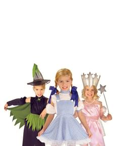 Girls Dorothy, Glinda and Witch from Wizard of Oz Costume Trunk