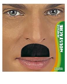 Moustache noire Chaplin homme