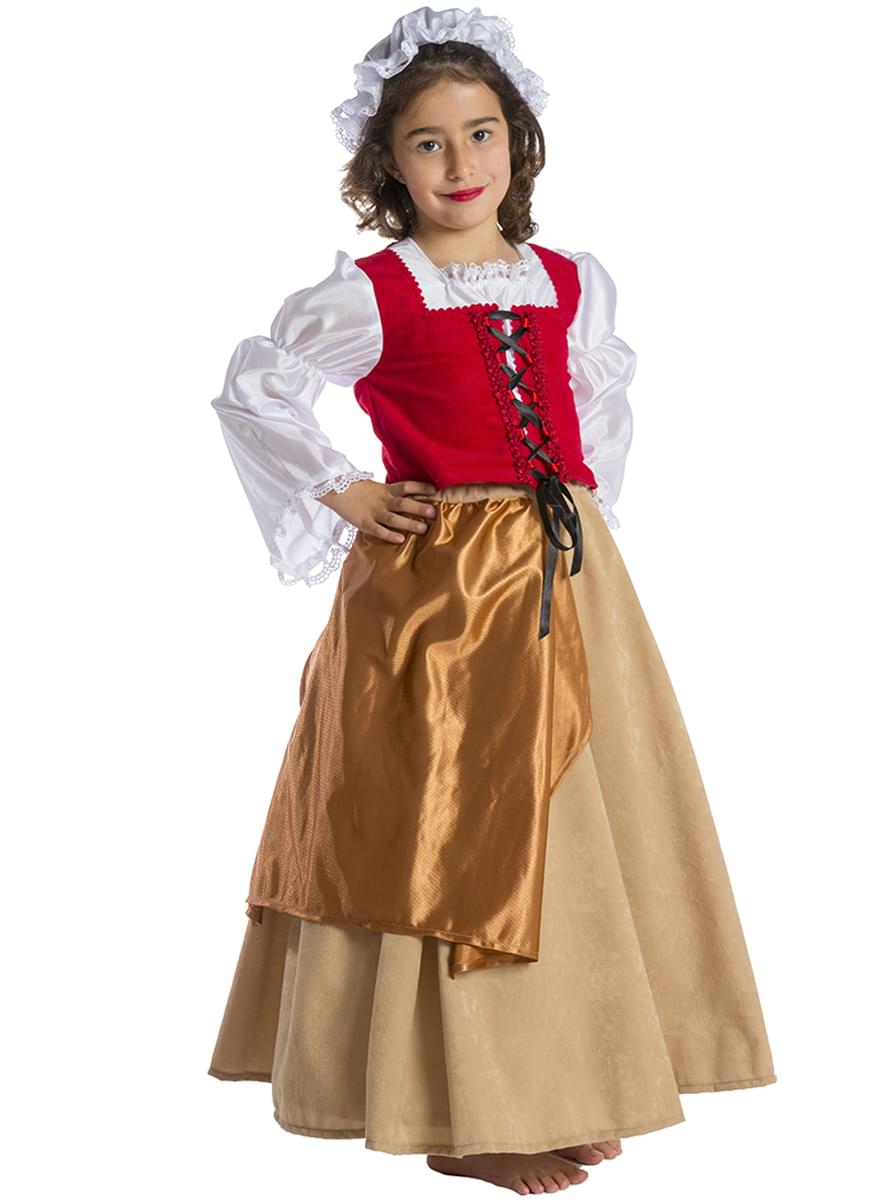 Medieval Peasant Girl Child Costume: buy online at Funidelia.