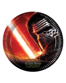 Set of 8 Star Wars The Force Awakens 23cm Plates