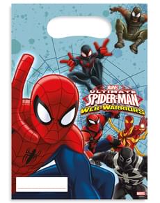 Sett med 6 Ultimate Spiderman Web Warrior Poser
