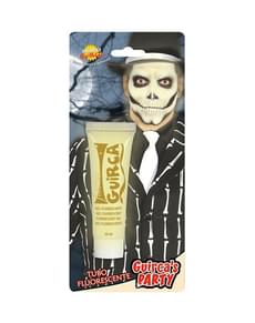 Maquillage blanc fluorescent