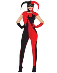 Déguisement bouffon arlequin femme