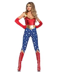 Sexy Wonder Kostyme Dame