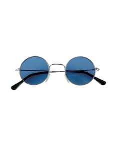 Lunettes hippie bleues adulte