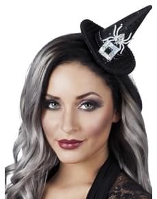 Spinnen Hexe Mini Hut für Damen