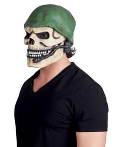 Totenkopf Soldat Maske für Erwachsene