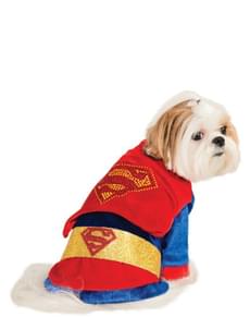 Superman Kostüm glitzernd für Hunde