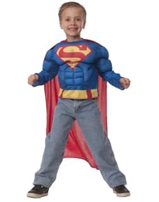 Kit costume da Superman muscoloso per bambino