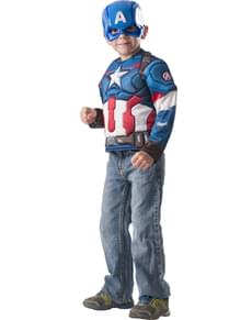 Kit costume da Capitan America per bambino